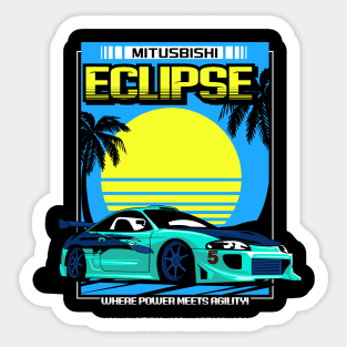 Eclipse And Sun Sticker